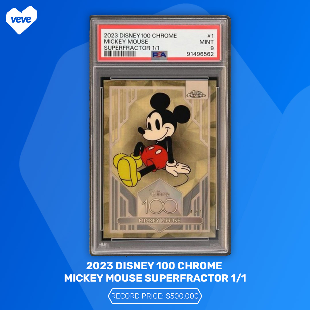 The 10 Most Expensive Disney Trading Cards - VeVe Digital Collectibles